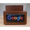 Dacasso Walnut & Leather Business Card Holder AG-8407 - alternate 3